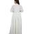 White Floral RAYON Embroidered long kurti