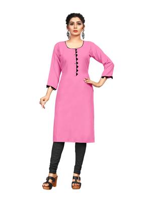 Women's Rayon Straight Kurti 1