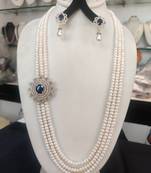 Natural Fresh Water Pearl Set From Hyderabad With Certificate of Authenticity