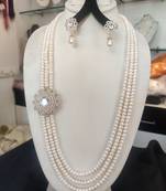 Natural Fresh Water Pearl Set From Hyderabad With Certificate of Authenticity
