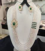 Natural Fresh Water Pearl Set From Hyderabad With Certificate of Authenticity