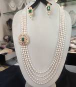 Natural Fresh Water Pearl Set From Hyderabad With Certificate of Authenticity