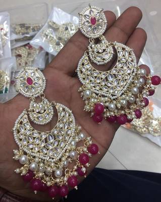 Pink earrings 1