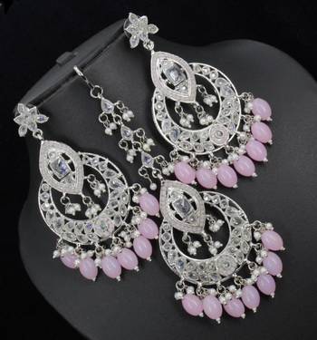 Pink earrings 1