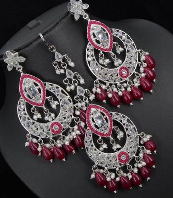 Pink earrings 1