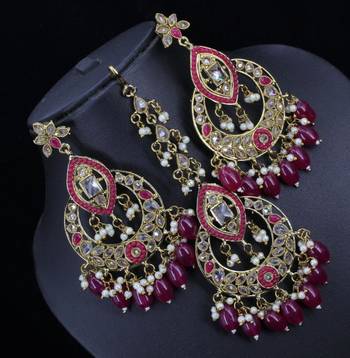 Pink earrings 1