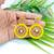 Yellow earrings