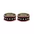 Black Stone Stud Brass Bangle