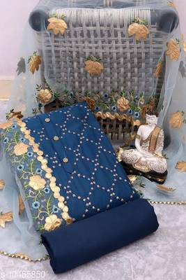 Blue gotta patti chanderi salwar 1