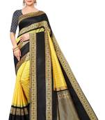 Yelllow Colour Soft Silk Saree With Bouse