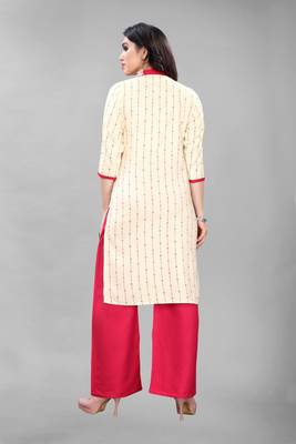 White printed rayon ethnic-kurtis 2