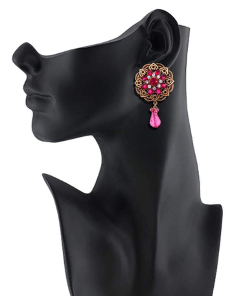 Pink earrings