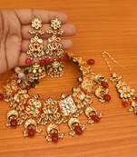 Red necklace-sets