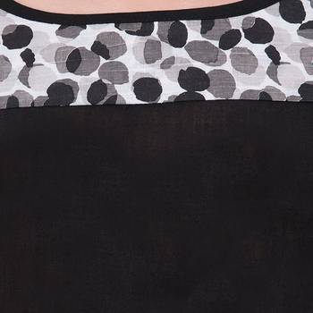 Black plain cotton ethnic-kurtis 5