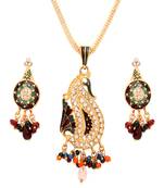 Maroon Diamond pendants