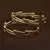 Matte and Gold Finished Pair of Bangles BD507