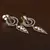 Gold Plated American Diamond Embellished Earrings 216ED607