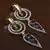 Gold Plated Hydro Sapphire Embellished American Diamond Earrings 216ED610