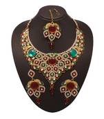 Maroon Diamond necklace-sets