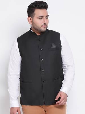 multicolor printed polyester nehru jacket 1