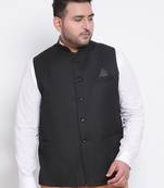 multicolor printed polyester nehru jacket