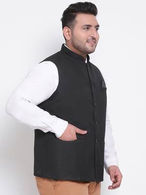 multicolor printed polyester nehru jacket 2