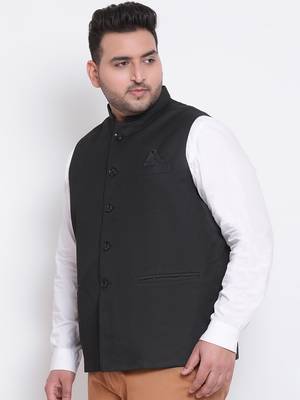 multicolor printed polyester nehru jacket 3