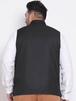 multicolor printed polyester nehru jacket 4