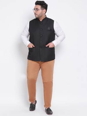 multicolor printed polyester nehru jacket 5