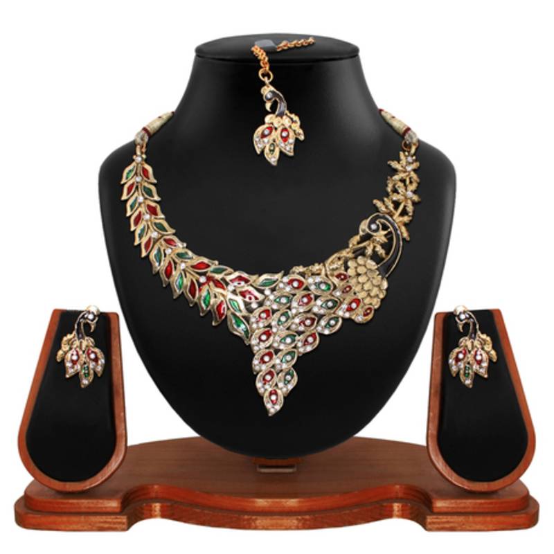 Multicolor Diamond necklace-sets
