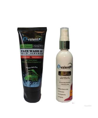  B'valent activated bamboo charcoal facewash  & face and body lotion 1