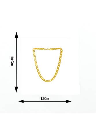 Men Gold Plated Golden Chain Jewelry 5