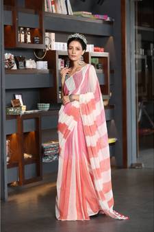 Multicolor handwoven cotton saree