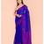 Blue handwoven matka silk saree