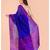 Blue handwoven matka silk saree
