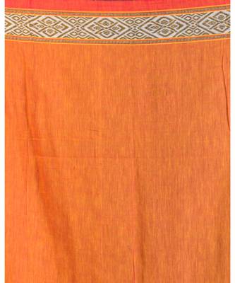 Purple Handwoven cotton saree 5