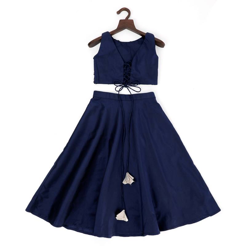 Pink Cow stylish girls  choli with ghaghra