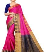 Pink Colour Soft Silk Saree With Blouse