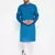 Blue plain cotton men-kurtas