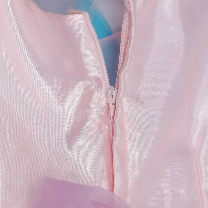 Pink Cow girls layered dress 