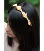 Choko Bespoke Orange Pearl Hairband