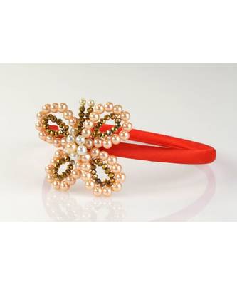 Auric Pearl Butterfly Hairband 1