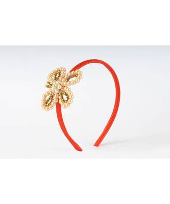 Auric Pearl Butterfly Hairband 2