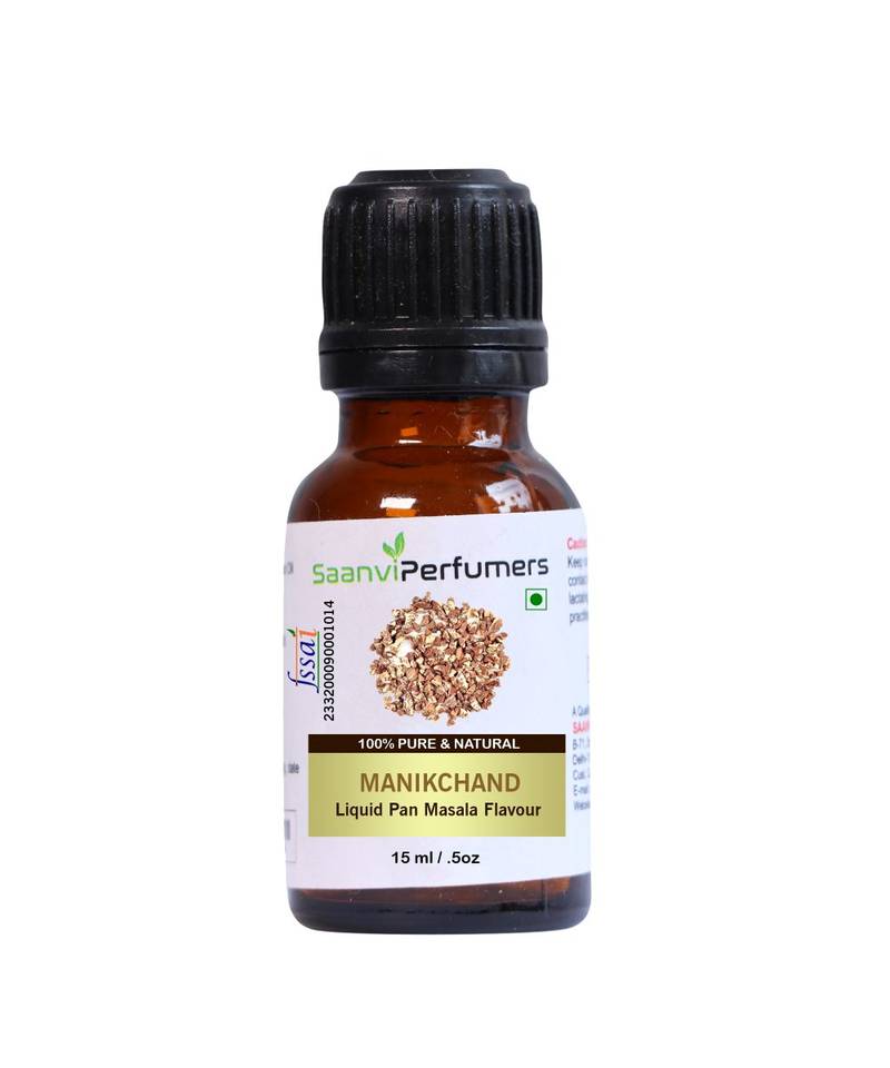 Manikchand pan masala compound liquid food essence for used in only tobacco