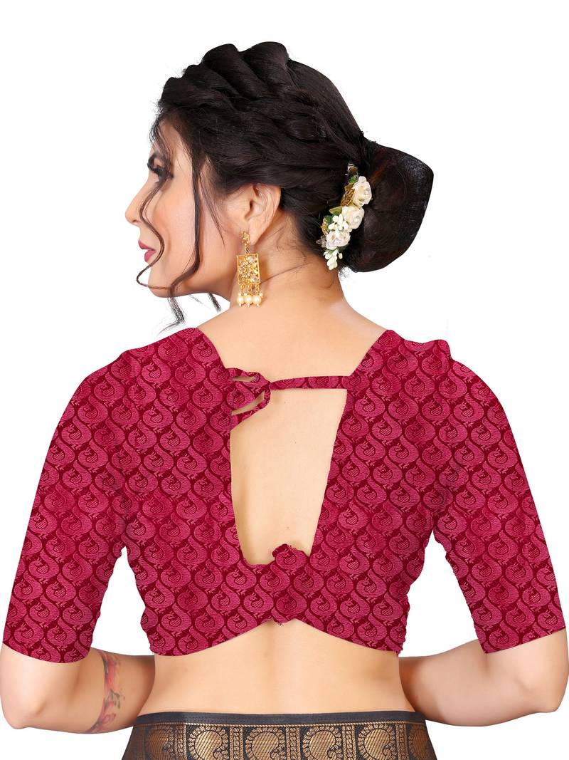 Orange Colour Soft Silk Saree With Blouse