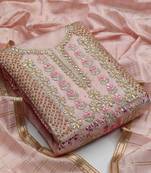 Pink mirror chanderi salwar