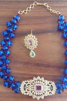 Multicolor agate necklaces