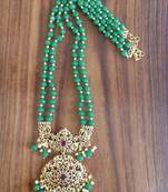 Green agate necklaces