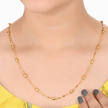 Gold Plated Brass Chain 1