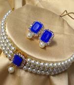Blue  necklaces